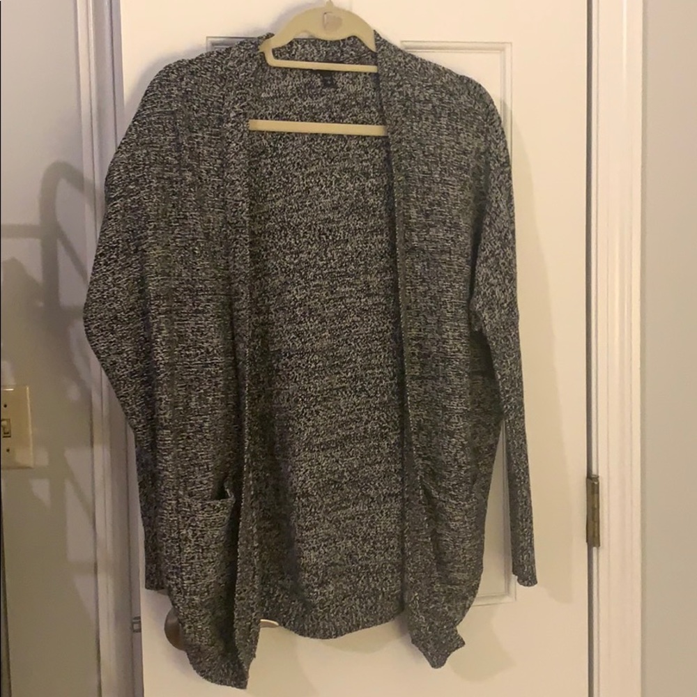 Express Grey Heather Cardigan